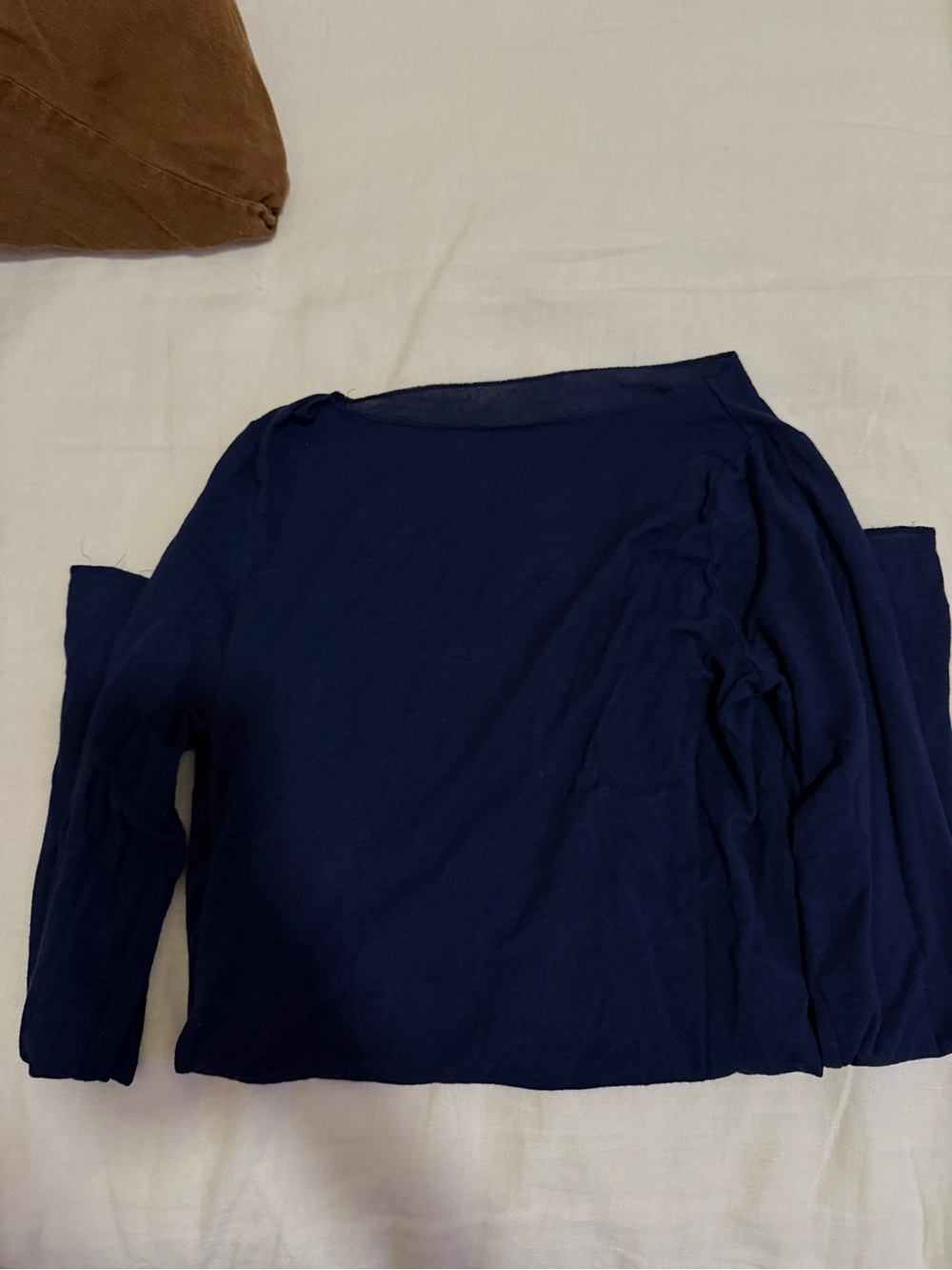 intimissimi Navy Blue Long Sleeve Top